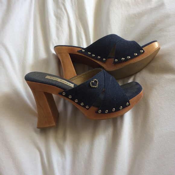 steve madden denim sandals